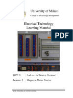 BET 31 Lesson 3 - Magnetic Motor Starter