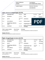 Electronic Ticket For Nana Gouwendpouloumde Maxime MR Departure Date 28-09-2023