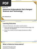 WK 3B-4A Historical Antecedents