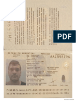 Pasaporte Federico Del Valle