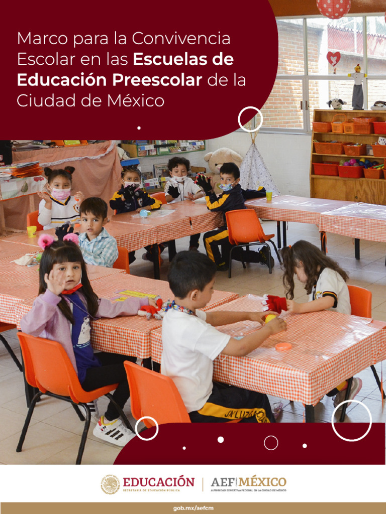 Marco para La Convivencia Escolar Preescolar Ciudad Mexico 2023 2024.1