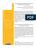 Camila Prando A Gestao de Documentos No Desaparecimento Dos Presos A Prática Burocrática Como Violencia