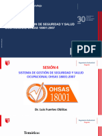 Sesion 4 Sistema de Gestión de Seguridad y Salud Ocupacional Ohsas 18001 2007