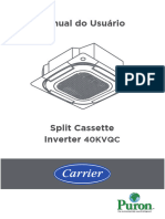 Manual Do Usuario Cassete 4 Vias Carrier Inverter Connect
