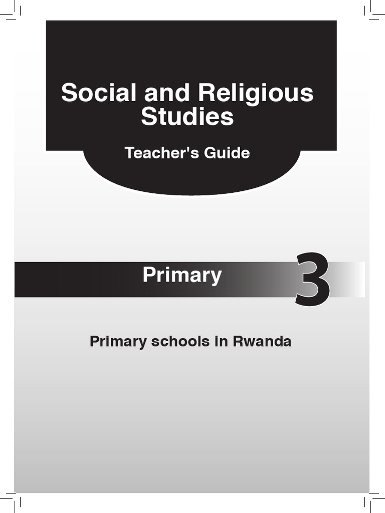 Social and Religious Studies TG For P3 PDF Learning Educational