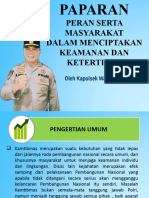 Sosialisasi Kamtibmas