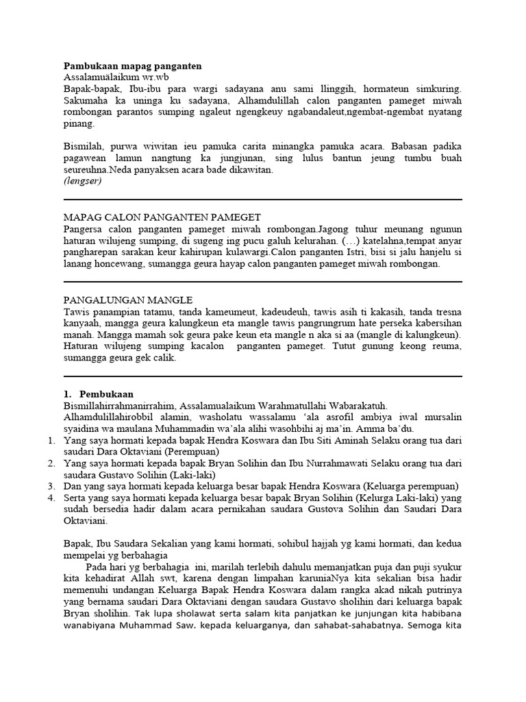 Teks Mc Akad Nikah Pdf