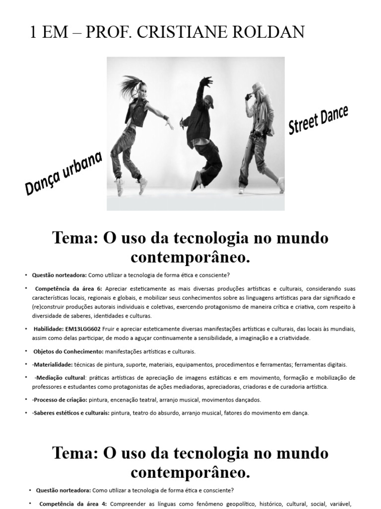PDF) Dança de rua: corpos para além do movimento / street dance