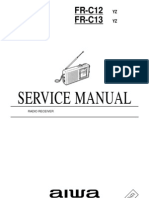 Service Manual: FR-C12 FR-C13