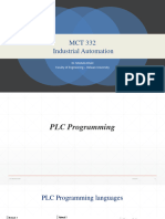 MCT 332 Industrial Automation (Lec. 4)