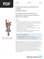 Manual TUF-2000H Handheld Ultrasonic Flowmeter - En.es | PDF ...
