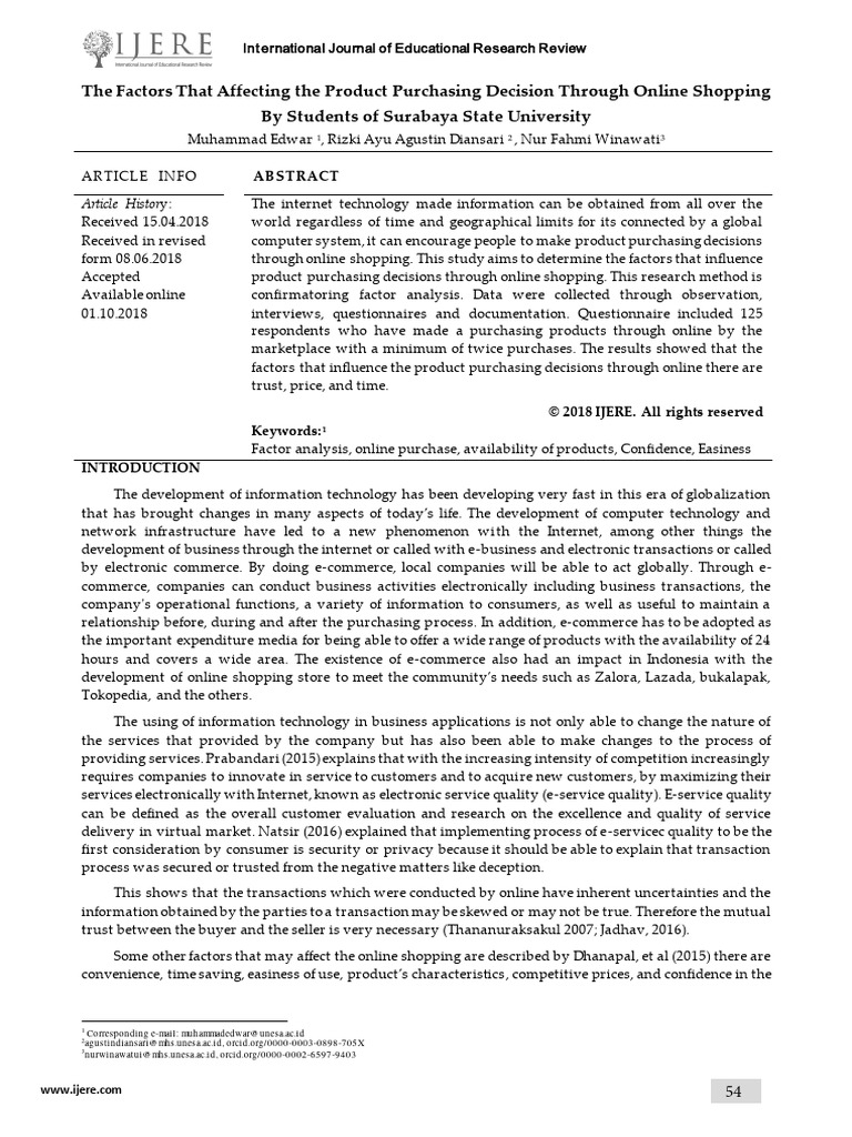 2293 Ksne | PDF | Online Shopping | Principal Component Analysis