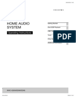 Manual de Instruções Sony MHC-ESX8 (Aa28 Páginas)