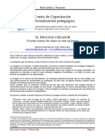 EL Proceso Creador de Un Juego - Prof. Mónica Kac - Red Lúdica Rosario - Doc Versión 1