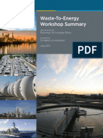 Waste Energy Workshop Summary Report