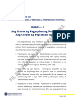 Ang Status NG Pagpaplanong Pangwika at Ang Corpus NG Pagtatamo NG Wika