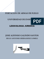 Portacion de Armas de Fuego