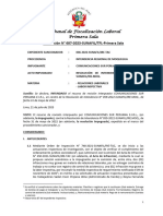 SUNAFIL RES 687-2023-TFL-Primera-Sala~Debe entregarse copia-cargo de los contratos de trabajo a plazo indeterminado