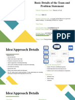 Idea Presentation Format SIH2022 College