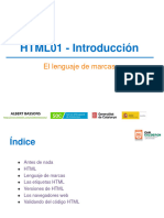 HTML01 - Introduccion HTML