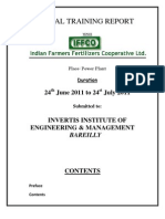 Iffco Trainin Report