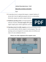 DOS-Unit 1 Complete Notes