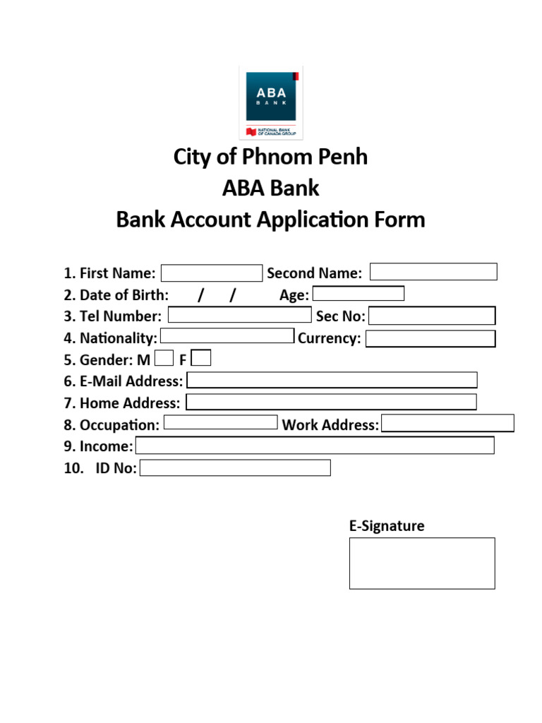 bank-account-application-form-pdf