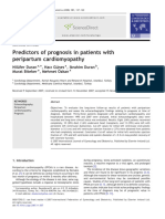 Predictors of Prognosis in Patients With Peripartum Cardiomyopathy