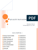 PPT Manajemen Operasi Kel 1 Quality Management