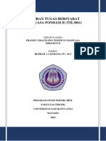 Laporan Rekayasa Fondasi II - Franky G. T, Mamuaja (20021101173)