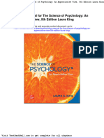 Solution Manual For The Science of Psychology An Appreciative View 5th Edition Laura King