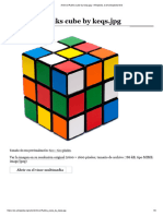 Archivo - Rubiks Cube by Keqs - JPG - Wikipedia, La Enciclopedia Libre