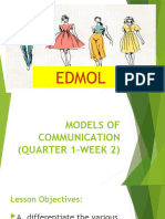 Models of Communication Week3
