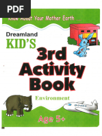 Dreamland Kid's 3rd Activity Book Enviroment