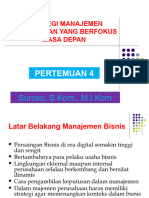 4. Strategi Manajemen Perusahaan yang berfokus masa depan OK