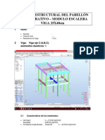 Cálculo Estructural Del Pabellón Administrativo - Modulo Escalera VIGA 25X40cm