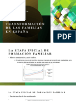 La Transformación de Las Familias en España