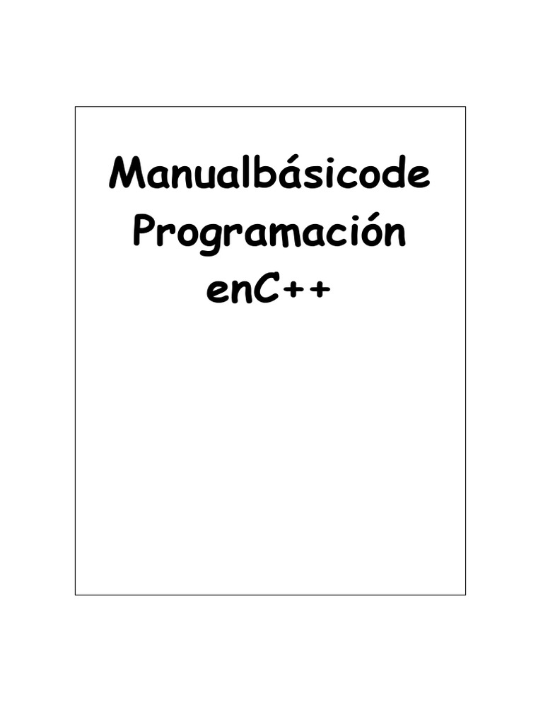Manual C++ | Descargar gratis PDF | C ++ | Objeto (informática)