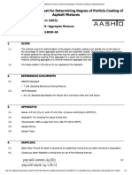 T 195-11 (2015) Determining Degree of Particle Coating of Asphalt Mixtures