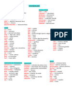 Vocabulary Examen 2 Eso