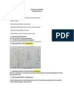 Informe Psicométrico Cooper Smith