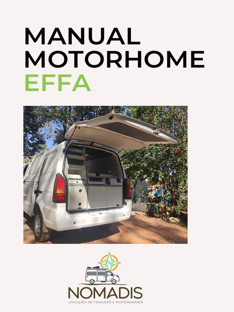 Manual Mini Motorhome Effa | Download grátis PDF | Turismo