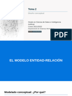 Tema 2 - Modelo ER