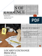 Rules of Evidence