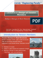 3 - Design of Tension Members