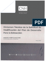 II.1 Dictamen Tecnico Mod Plan de Desarrollo a-0269-M-Campo Perdiz-VP