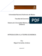 Introduccion A La Teoria Economica