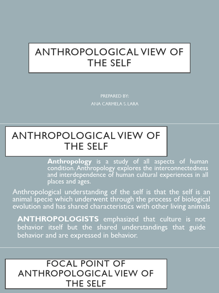 Anthropology Of The Self Jstor | Origins Of Self Pdf – QLJJ