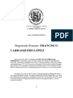 Magistrado-Ponente: FRANCISCO: Carrasquero López