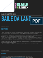 Caderno Baile Da Land